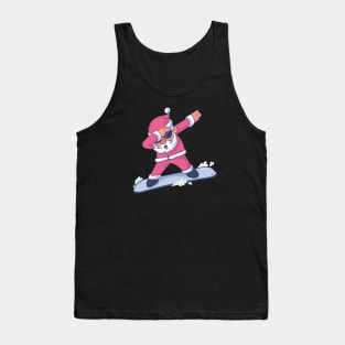 SNOWBOARD SANTA DAB Tank Top